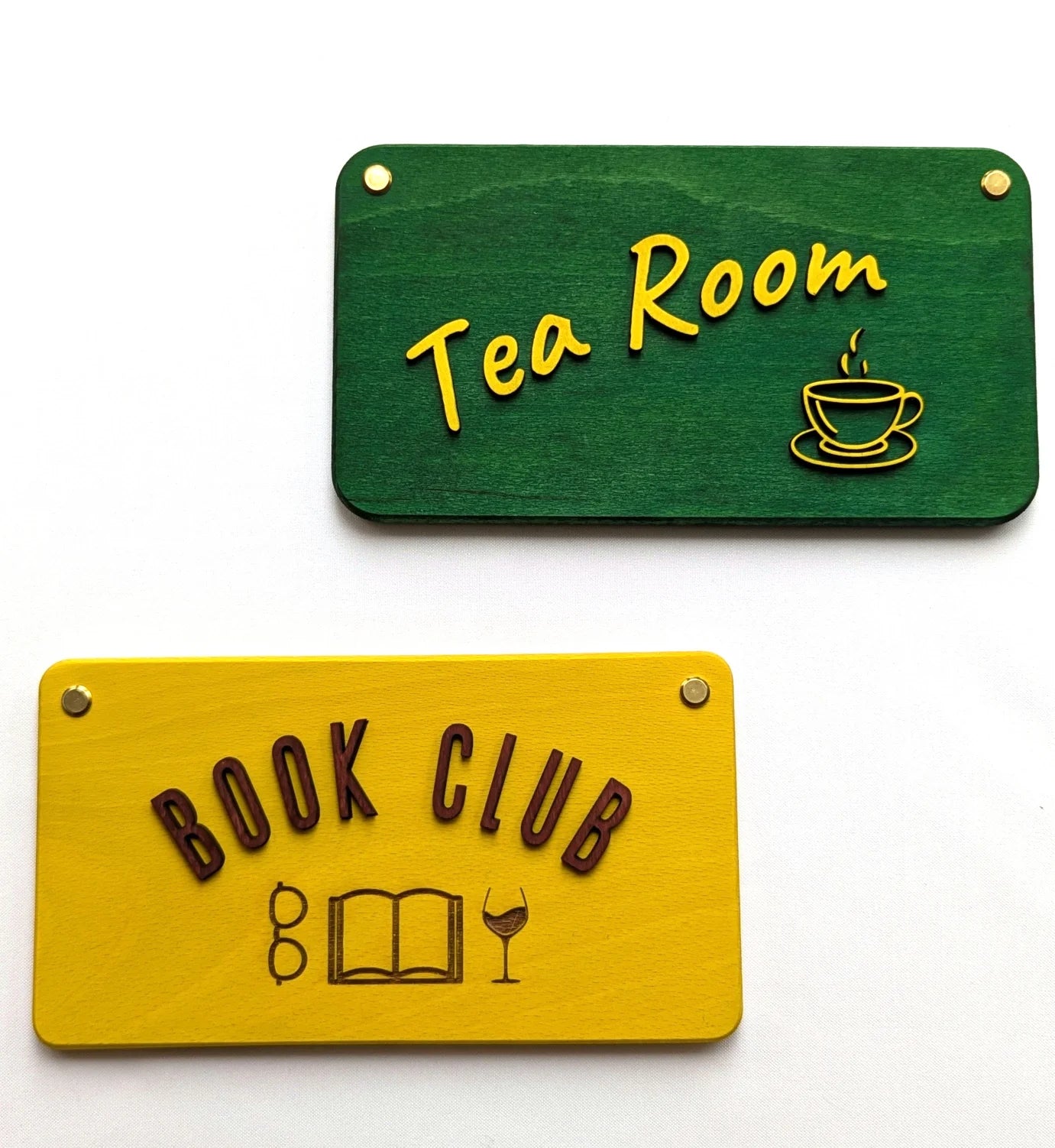 Premium Namensschild 3D aus Buche – mit edler, personalisierter 3D-Schrift