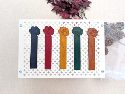 Noemi Kollektion - elegante Leder Lesezeichen, Bookmarks