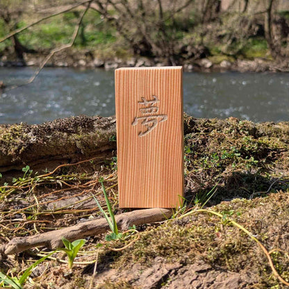 Kanji Holz-Talisman – Traum (夢)