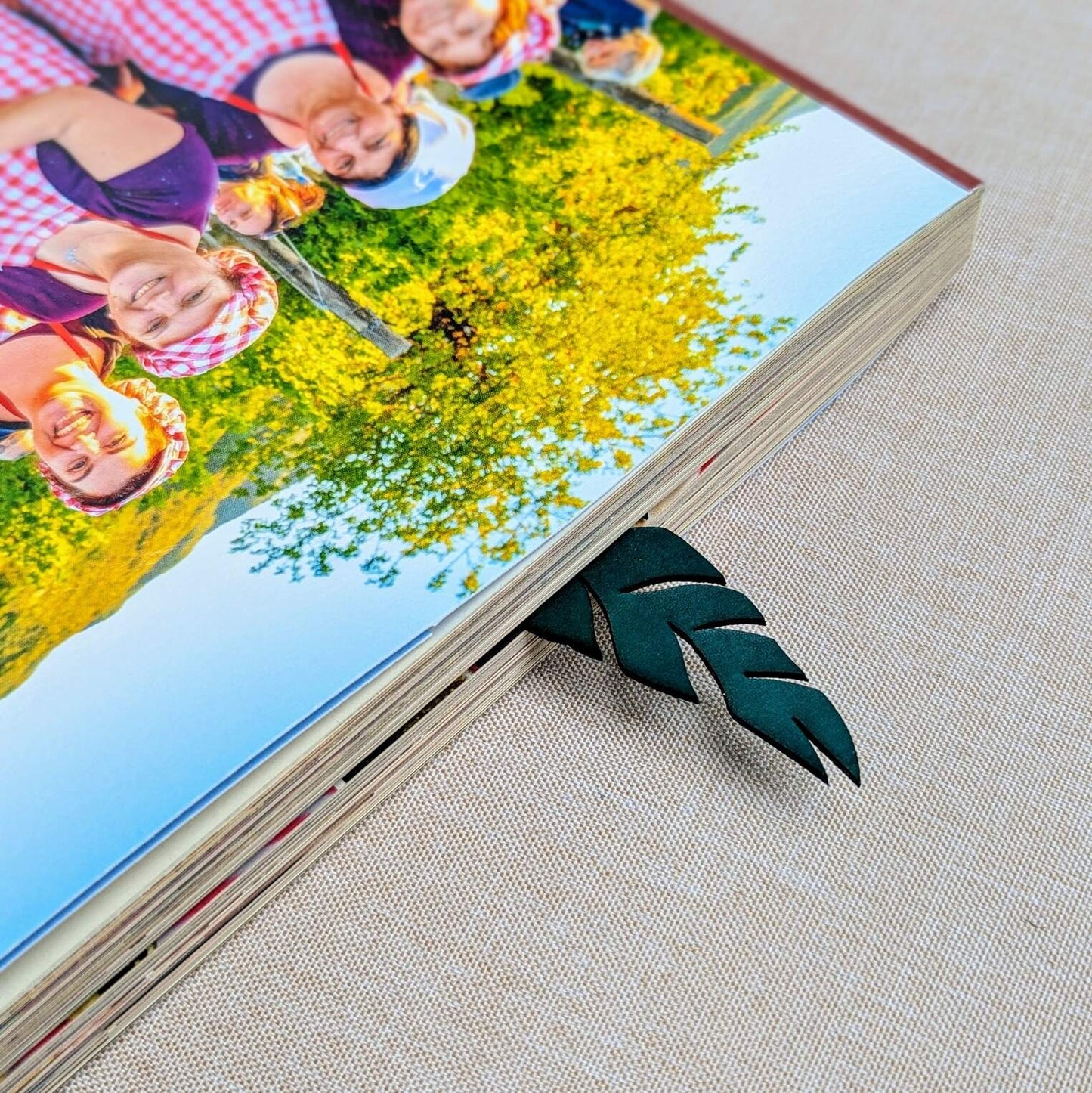 Feather by Noemi - Leder Lesezeichen, Bookmarks