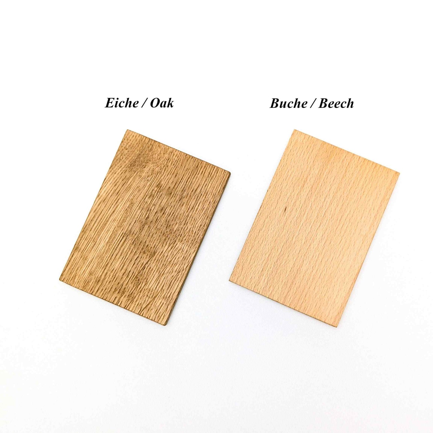 Premium Anti-Zitat Holzschild Buche - personalisiertes Holzschild mit Biss