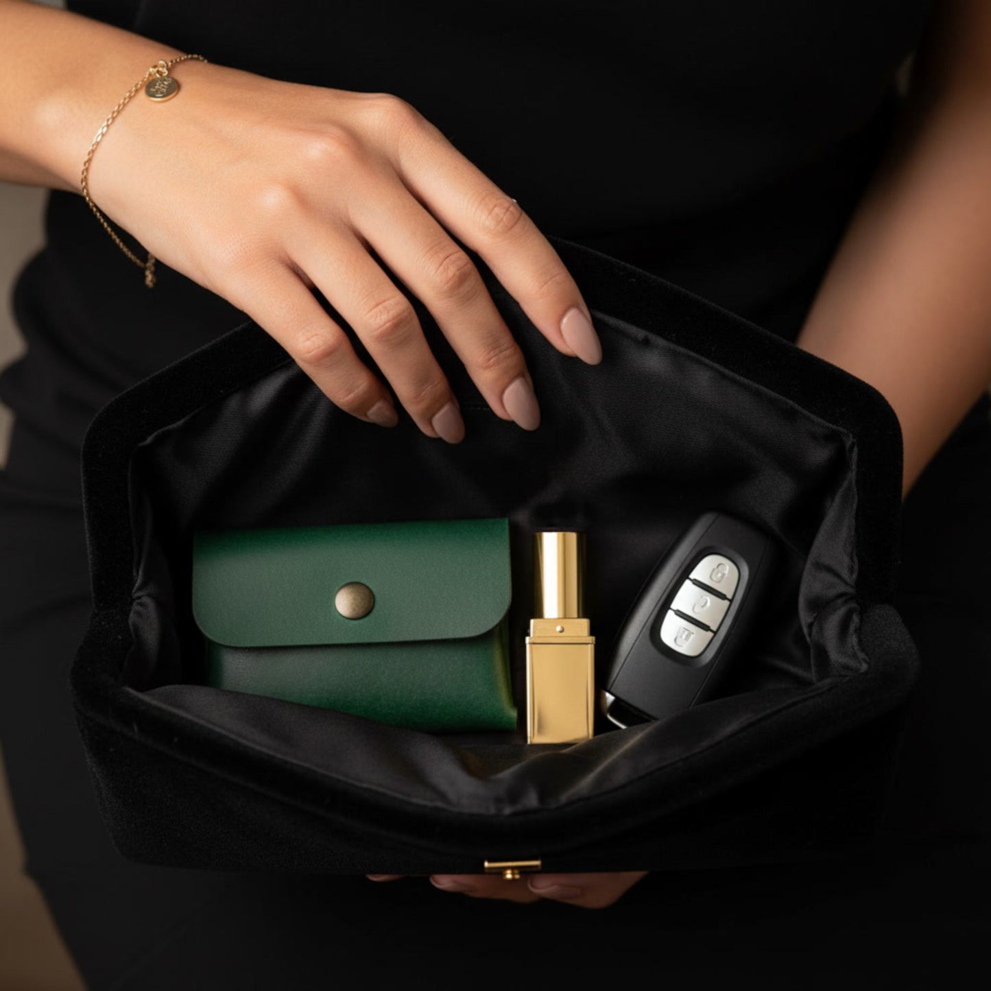 Mini Leder Wallet Lux Color – Minimalistisches handgemachtes Leder Portemonnaie – Slim Wallet für Herren & Damen – Personalisierbar