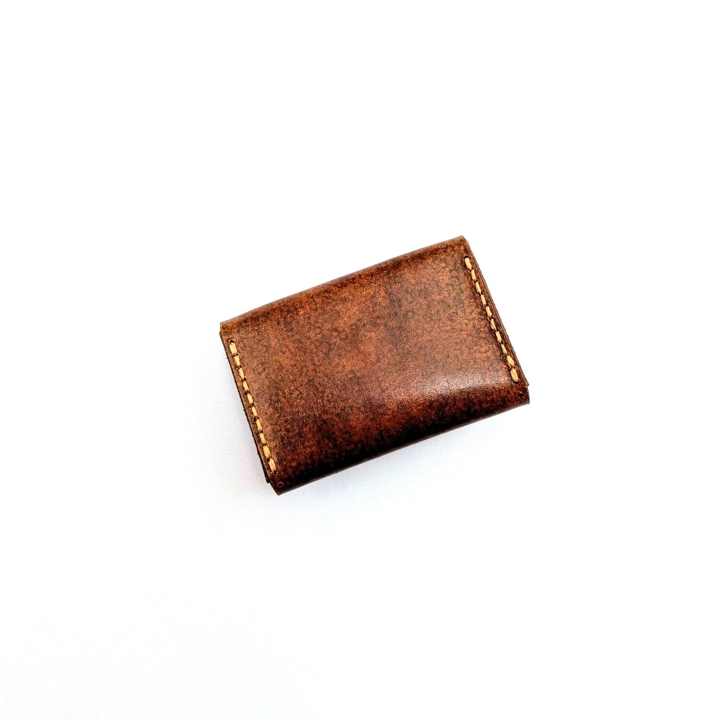 Mini Leder Wallet Lux Color – Minimalistisches handgemachtes Leder Portemonnaie – Slim Wallet für Herren & Damen – Personalisierbar
