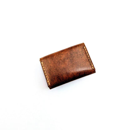 Mini Leder Wallet Lux Color – Minimalistisches handgemachtes Leder Portemonnaie – Slim Wallet für Herren & Damen – Personalisierbar