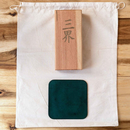 Kanji Holz-Talisman – Vergangenheit | Gegenwart | Zukunft (三界)