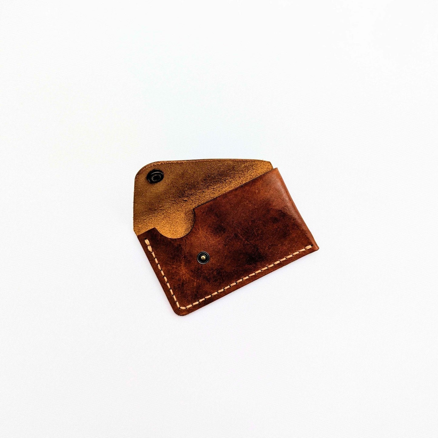 Snap Leather Wallet