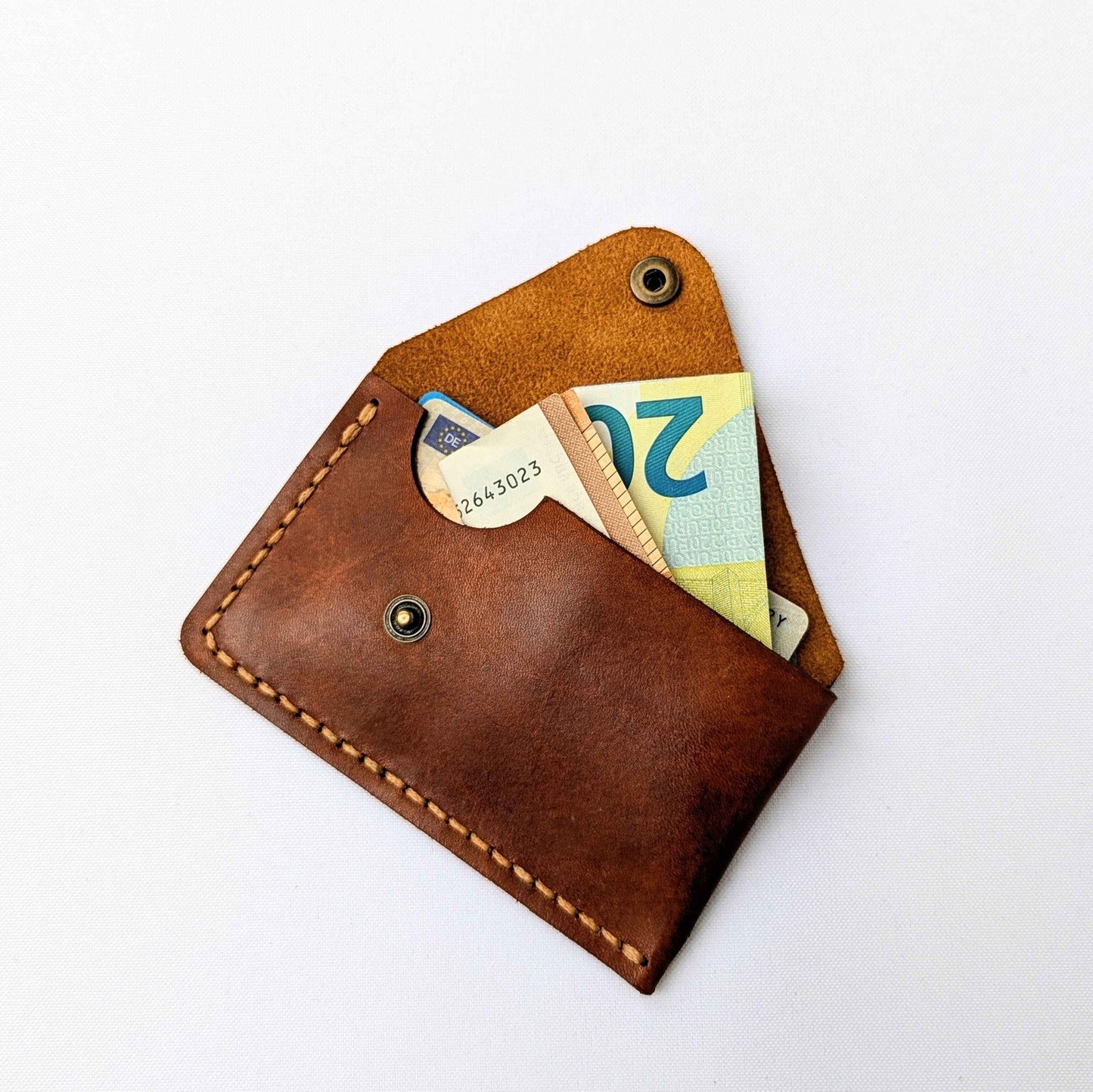 Snap Leather Wallet