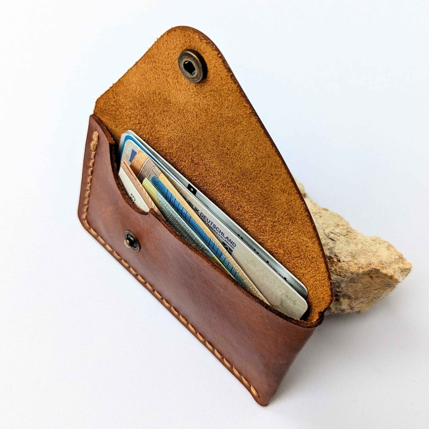 Snap Leather Wallet