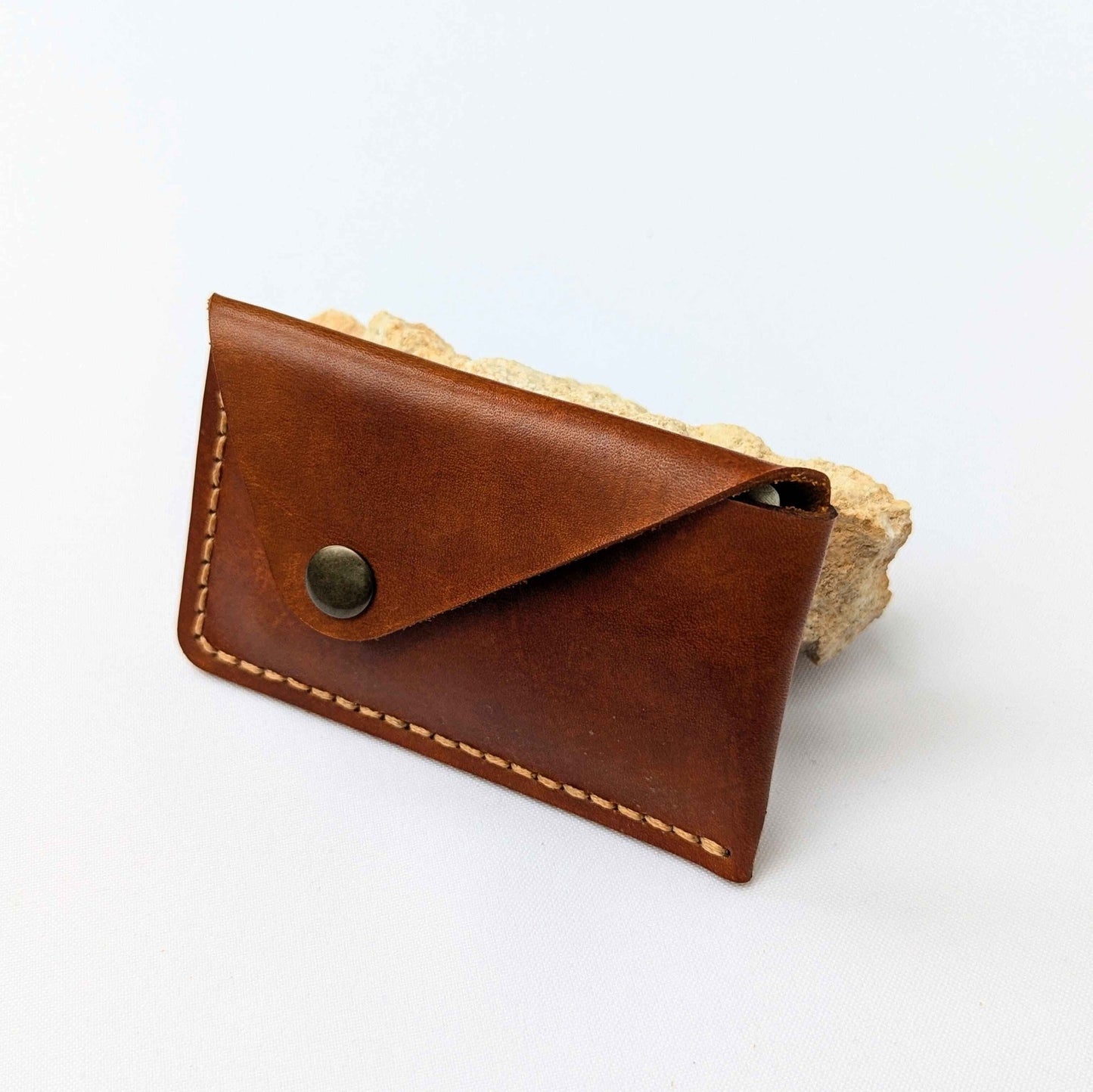 Snap Leather Wallet