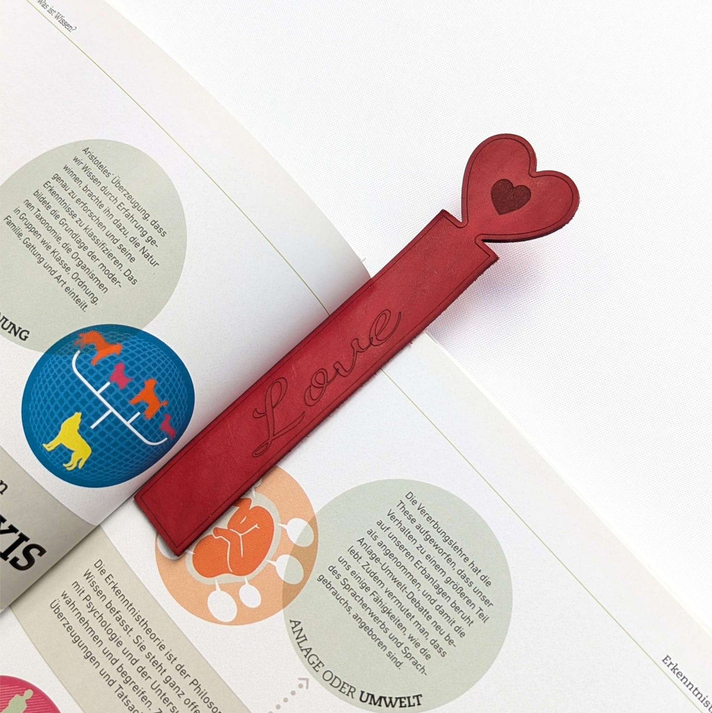 Noemi Kollektion - elegante Leder Lesezeichen, Bookmarks