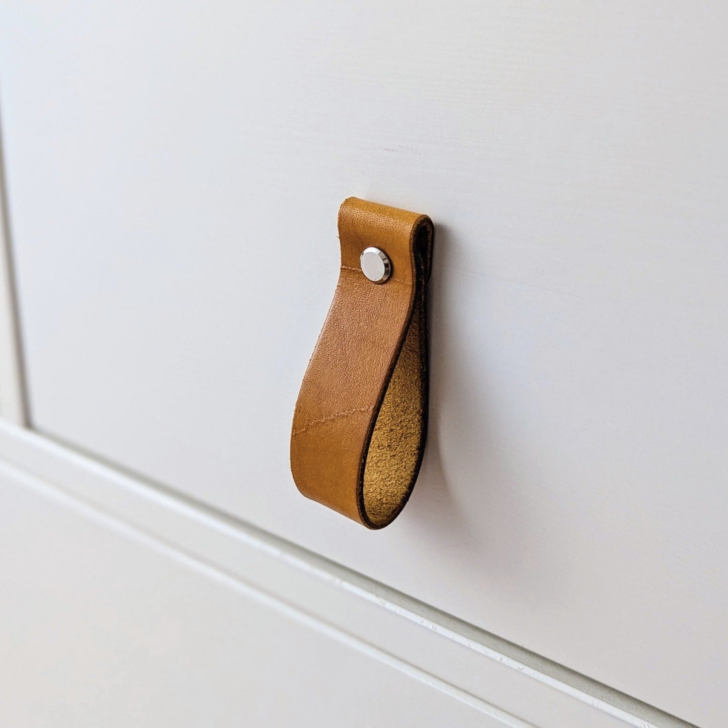 Leather Cabinet Handle