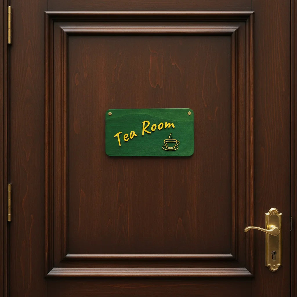 Premium Namensschild 3D aus Buche – mit edler, personalisierter 3D-Schrift