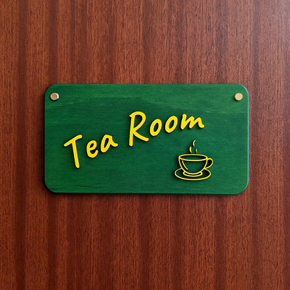 Premium Namensschild 3D aus Buche – mit edler, personalisierter 3D-Schrift