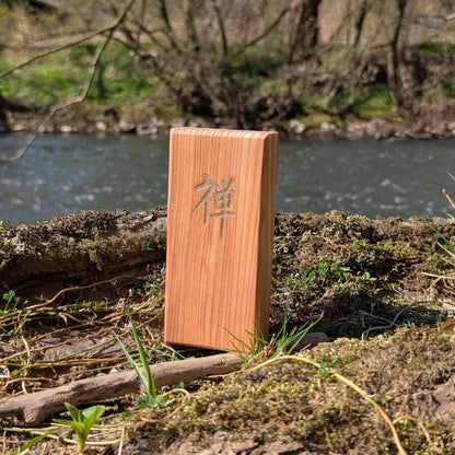 Kanji Holz-Talisman – Zen (禅)