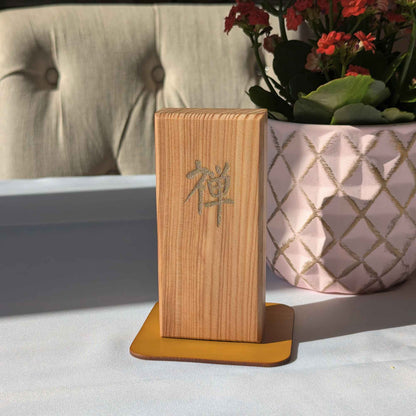 Kanji Holz-Talisman – Zen (禅)